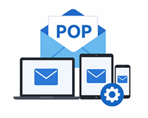 Configuración POP email en computadora / tablet / celular